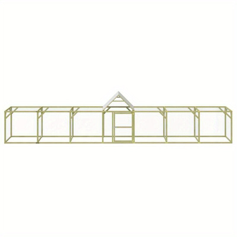 Kippenhok – Pluimveehok – Nachthok – Houten Hok – Kippenverblijf – Stevig Hout – 700x100x150 cm – Geïmpregneerd Dennehout