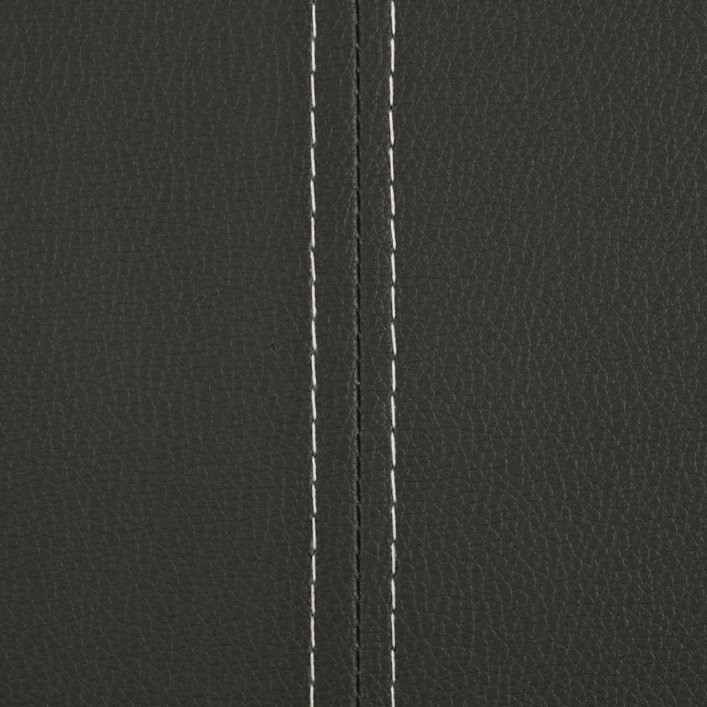 Eetkamerstoel – Stoel – Kuipstoel – Set Van 2 – Kunstlederen Bekleding – Gepoedercoat Stalen Frame – Zithoogte 49 cm – Comfortabel Foamgevuld