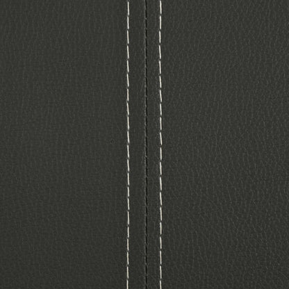 Eetkamerstoel – Stoel – Kuipstoel – Set Van 2 – Kunstlederen Bekleding – Gepoedercoat Stalen Frame – Zithoogte 49 cm – Comfortabel Foamgevuld