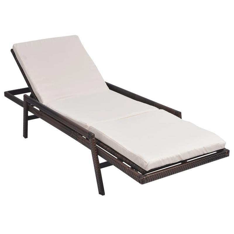 Loungestoel – Zonligstoel – Tuinstoel – Balkonstoel – Campingstoel – Ergonomisch Kussen – Duurzaam Dennenhout