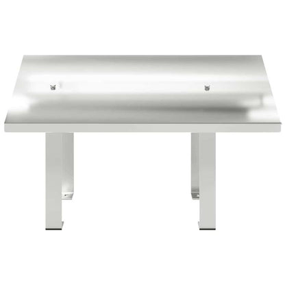 Silver Openhaard Afzuigkap – Rookafvoer – Schouwkap – Gevelkap – Ventilatierooster – Compact 50x60x37 cm – Metaal – Polijst Finish – Voor Kleine En Middelgrote Openhaarden