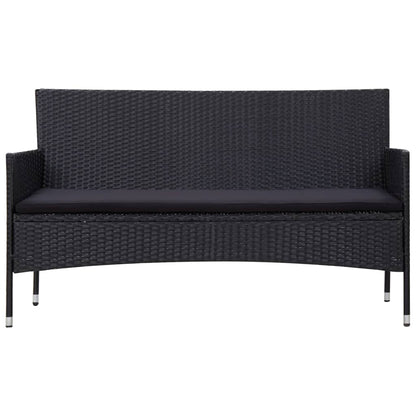 Loungeset – Tuinmeubelset – Zitgroep – Balkonset – Loungemeubel – Polyrotan – 5-Delig – Inclusief Comfortabele Kussens