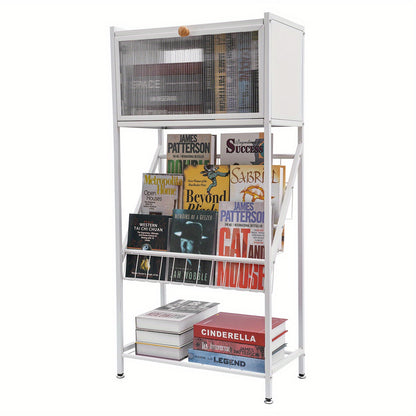 Boekenkast – Boekenrek – Opbergkast – Vakkenkast – Stellingkast – Compact 55x28x120 cm – Hoogwaardig Houten Materiaal