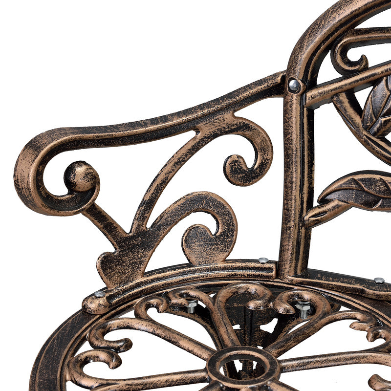 Tuinbank – Buitenbank – Loungebank – Verandabank – Tweezitsbank – Weerbestendig Aluminium – Vintage Antiek Design