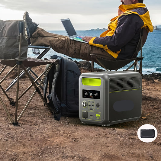 Draagbare Powerstation – Mobiele Accu – Outdoor Generator – Noodstroom – Backup Batterij – 1024Wh Capaciteit – Snellaadfunctie 49 Minuten