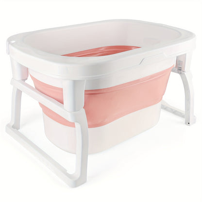 Hondenbadkuip – Hondenbad – Hondenwasbak – Huisdierenbad – Draagbare Badkuip – Opvouwbaar – Inclusief Afvoerplug – Ruimtebesparend Design 51x75x43 cm - Roze