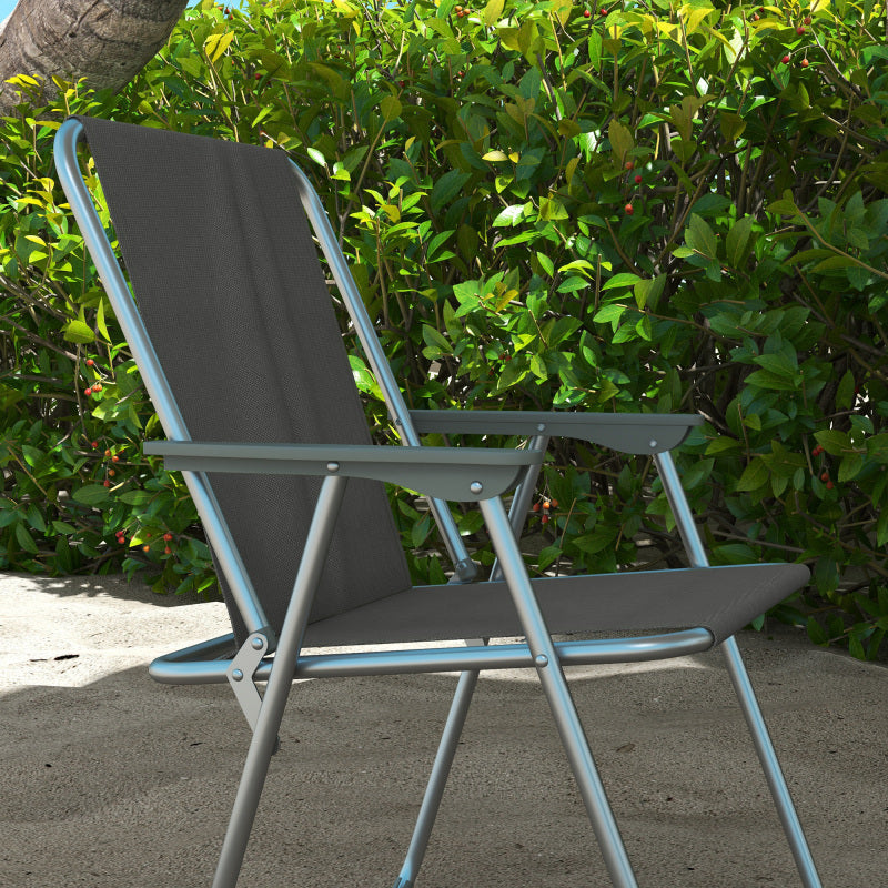Opvouwbare Tuinstoelen – Klapstoelen – Campingstoelen – Balkontoelen – Lichtgewicht Stalen Frame – Ademend Oxford-Materiaal