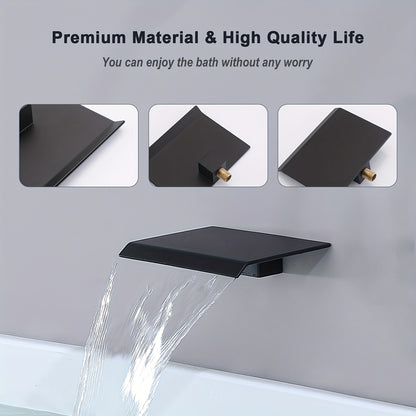 Concealed shower set with shower head for bathtub and shower system
