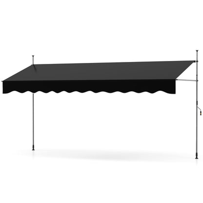 Balkonzonwering – Zonnescherm – Zonnescherm Balkon – Tuinzonwering – Zonnescherm Verstelbaar – Verstelbare Hoogte 210-310 cm – UV-Bestendig Polyester Doek