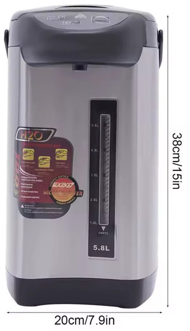 Waterdispenser Heet Water Kitchen – 750W Snelle Kokend Water Dispenser 4L – Roestvrij Staal met Isolatie – Binnen 10 Seconden Verwarmen – Compact en Duurzaam – Ideaal voor Thee - Koffie en Soep
