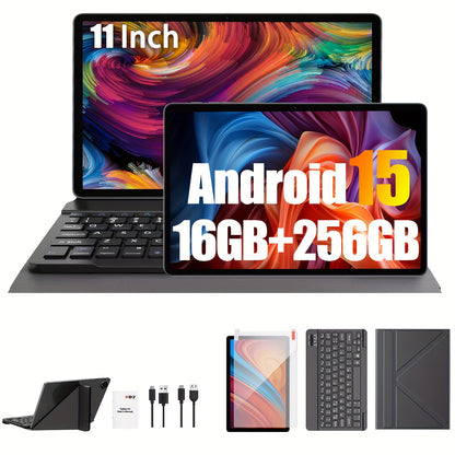 11 inch Android Tablet – Touchscreen – Tablet PC – Multimedia Tablet – Draagbare Computer – 16GB RAM + 256GB Opslag – HD IPS Scherm – 8000mAh Batterij