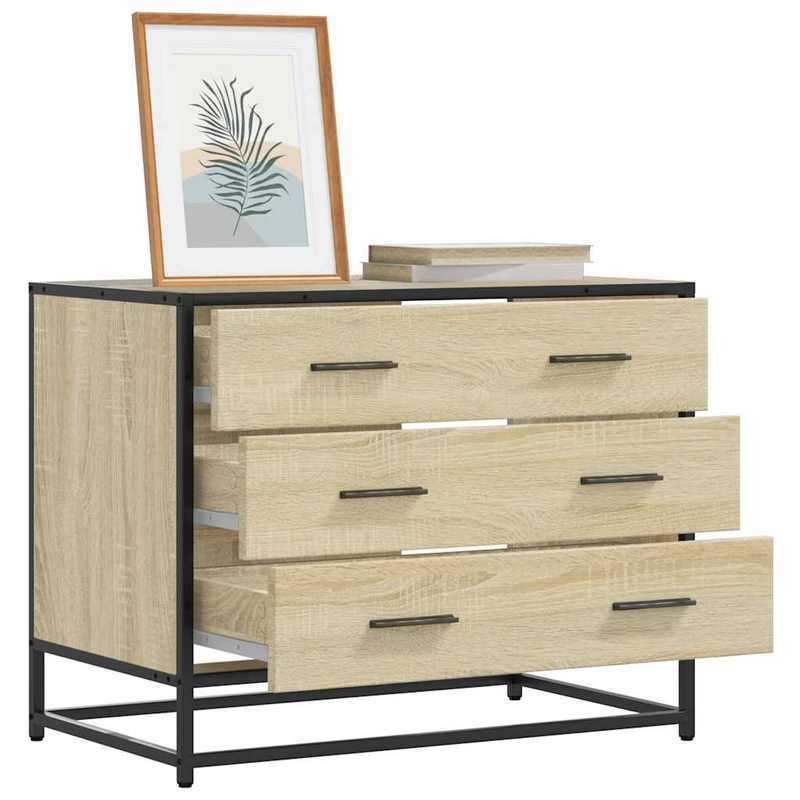 Ladekast – Commode – Opbergkast – Dressoir – Kledingkast – Sonoma Eiken – 70x41x56 cm – Meervoudig Engineering Hout