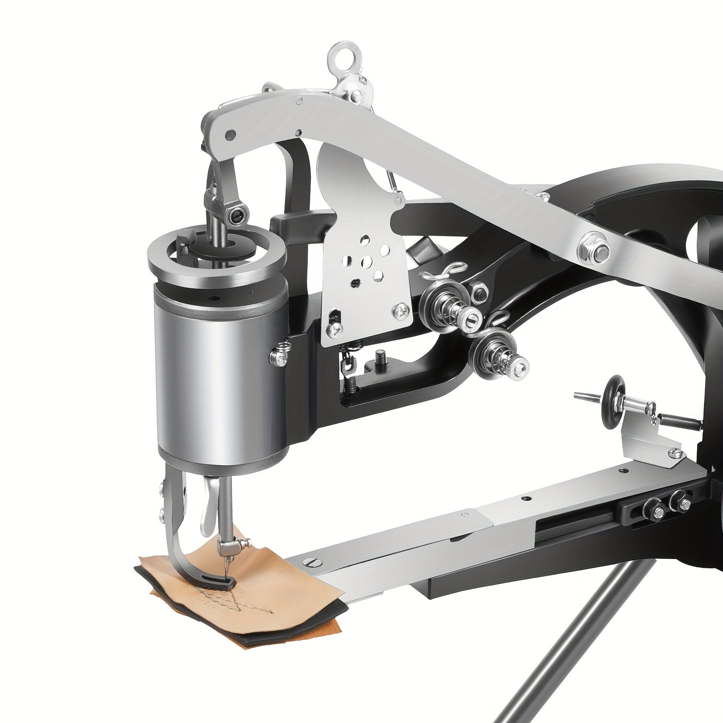 Schoenreparatiemachine – Handnaaimachine – Reparatiemachine – Cobbler Machine – Leren Naaimachine – Stevig IJzeren Frame – Verstelbare Steeklengte Tot 6 mm