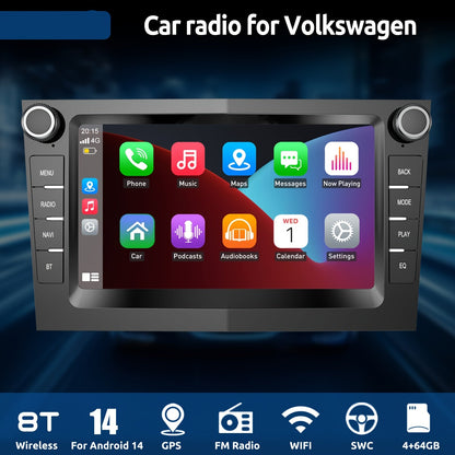 Autoradio – Autostereo – Car Multimedia – Auto Audio – Android 14 Systeem – 7 Inch HD IPS Touchscreen – Draadloos Apple CarPlay & Android Auto