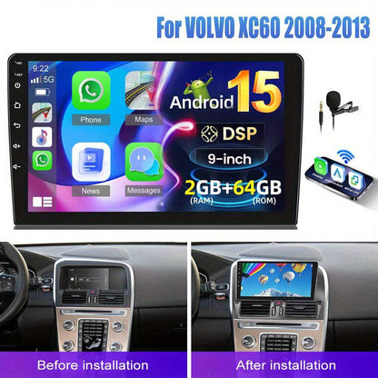 Autoradio SEAT ALTEA – Car Stereo – Multimedia Systeem – Navigatie Radio – Android Auto Radio – 9 Inch HD Touchscreen – Wireless CarPlay & AHD Achteruitrijcamera – Android 15 Systeem & 2GB+64GB Opslag