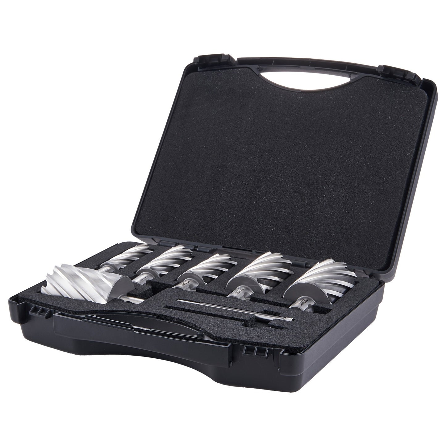 Gatzaagset – Gatenzaag Set – Gatenboor – Gatzagen – Annular Cutter – M2AL Snelstaal – 6 Delig Met Pilotpennen – Snelle Wissel & 50mm Boordiepte