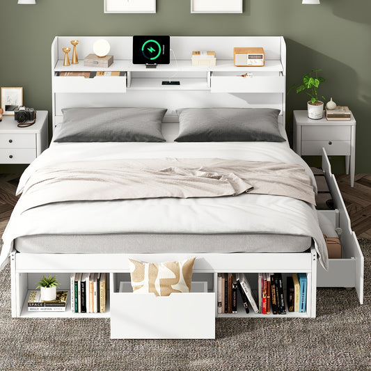 Slaapbank – Twee-zitsbank – Bedbank – Sofa Bed – Tweepersoons Slaapbank – Mosterdgeel – Verstelbare Rugleuning – Ruimtebesparend Ontwerp