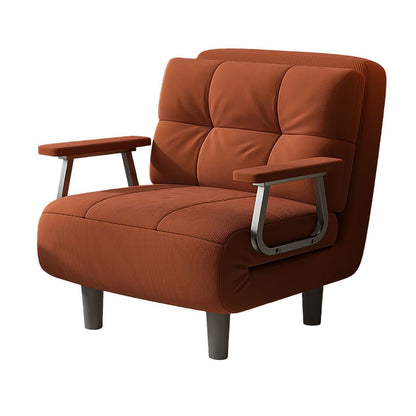 Receptiestoel – Wachtkamerstoel – Conferentiestoel – Bezoekersstoel – Barkruk – 4-in-1 Opvouwbaar Design – Verstelbare Rugleuning 5 Standen – Zwart – Stalen Frame – Faux Suède Bekleding – 186x65x28 cm