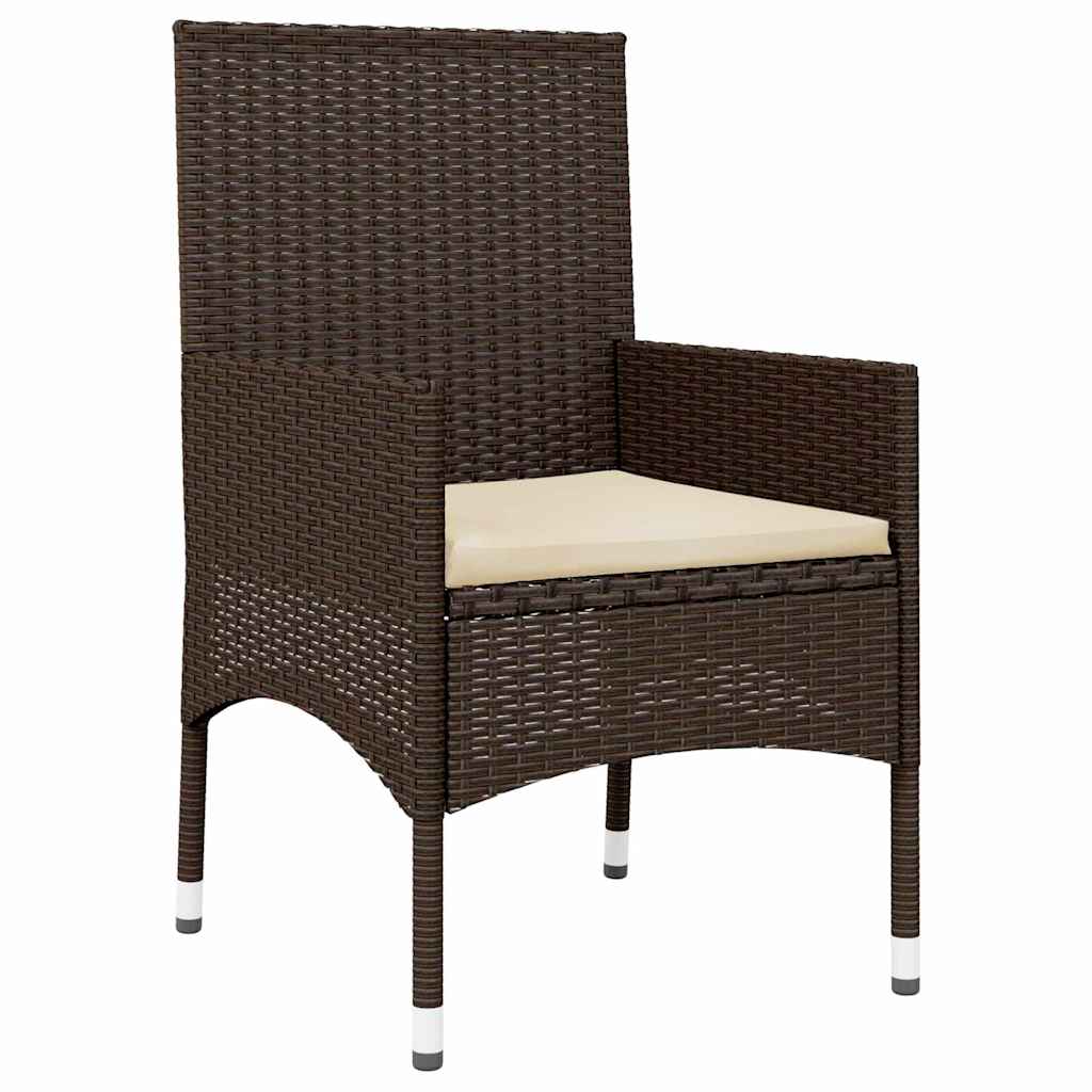 Luxe Loungeset – Loungesets – Tuinset – Outdoor Meubelset – Tuinmeubelen – Weerbestendig Poly Rattan – Comfortabele Afneembare Kussens – Bruin