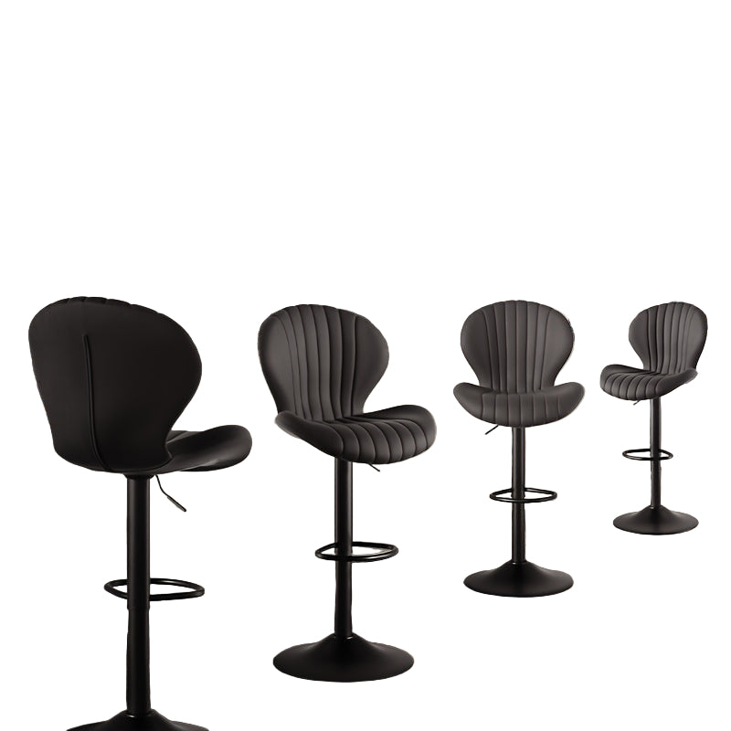Barstoel – Barkruk – Barstoel Set – Keukenstoel – Barstoel Met Rugleuning – 360° Draaibaar – Metaal – Zithoogte Barkruk