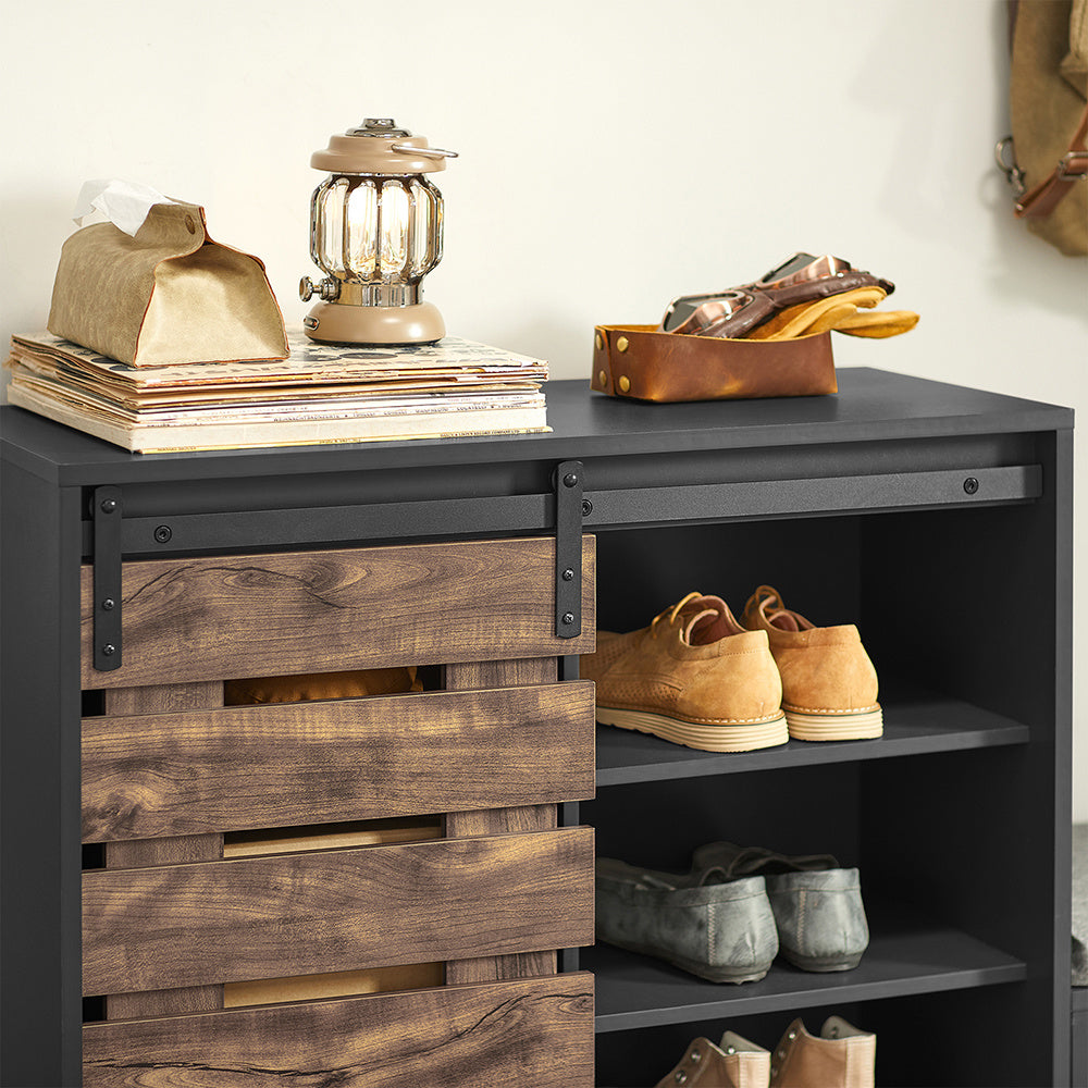 Kast – Ladekast – Opbergkast – Dressoir – Ladenkast – Wit – 5 Lades – Compact 74x40x91 cm