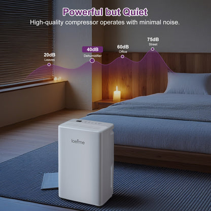 Luchtontvochtiger – Ontvochtiger – Dehumidifier – Vochtvreter – Vochtopnemer – Stil – 2L Waterreservoir – Automatische Uitschakeling en Slaapstand