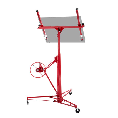 Gipsplaatheftruck – Gypsum Board Lifter – Plaat Tilwagen – Platen Klem – Gipsplaat Tilapparaat – Verstelbare Werkhoogte 140-350 cm – Kantelbaar Tot 60 Graden