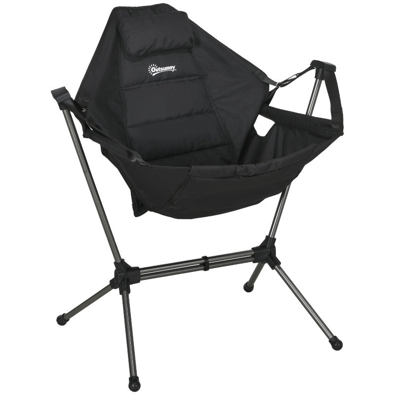 Hangstoel – Hängesessel – Schommelstoel – Schommelstoel Outdoor – Opvouwbare Stoel – Lichtgewicht & Compact – Duurzaam Oxford Stof & Stevig Metalen Frame