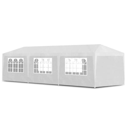 Feesttent – Partytent – Paviljoen – Tuintent – Overkapping – 3x9 Meter – Waterbestendig Polyester – Extra Ruime Feestplek