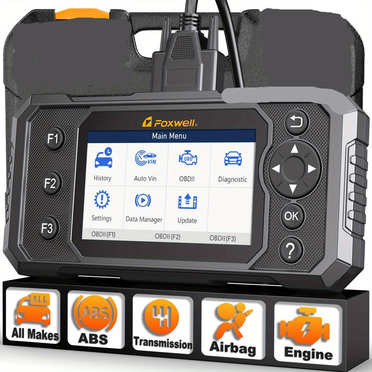 OBD2 Scanner – Diagnoseapparaat – Foutcodelezer – Autochecker – Diagnosetool – EPB Resetfunctie – Batterijtest – Geschikt voor ABS en SRS