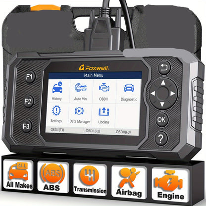 OBD2 Scanner – Diagnoseapparaat – Foutcodelezer – Autochecker – Diagnosetool – EPB Resetfunctie – Batterijtest – Geschikt voor ABS en SRS