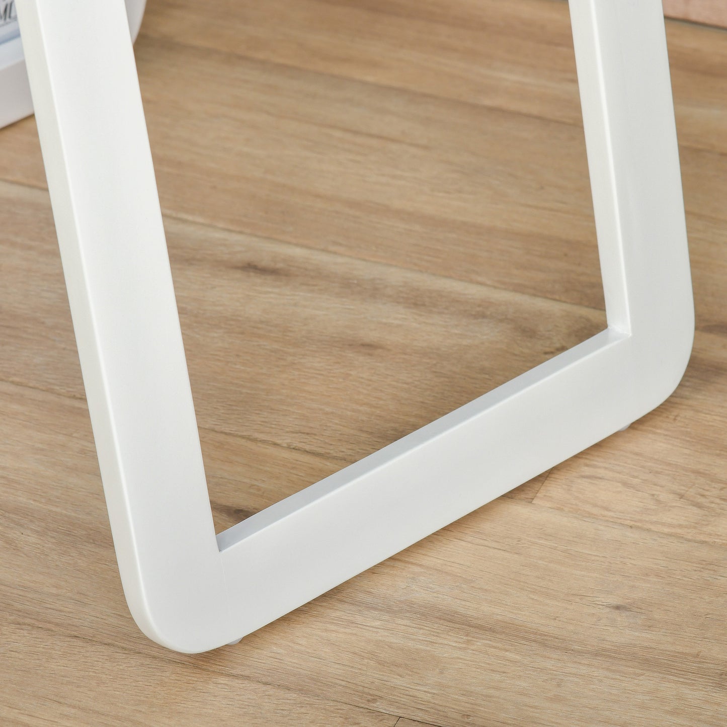 Full-Body Spiegel – Garderobespiegel – Staande Spiegel – Opvouwbare Spiegel – Muurspiegel – Wit – Stevig Dennenhouten Frame – 160 cm Hoog