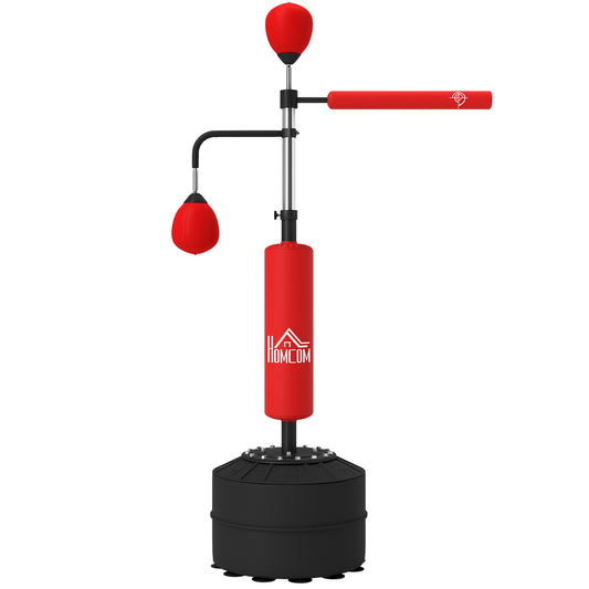 Vrijstaande Bokszak – Bokszakstandaard – Speedball – Trainingszak – Punching Bag – Verstelbare Hoogte 160-230 cm – Stevige Basis Met Zandvulling