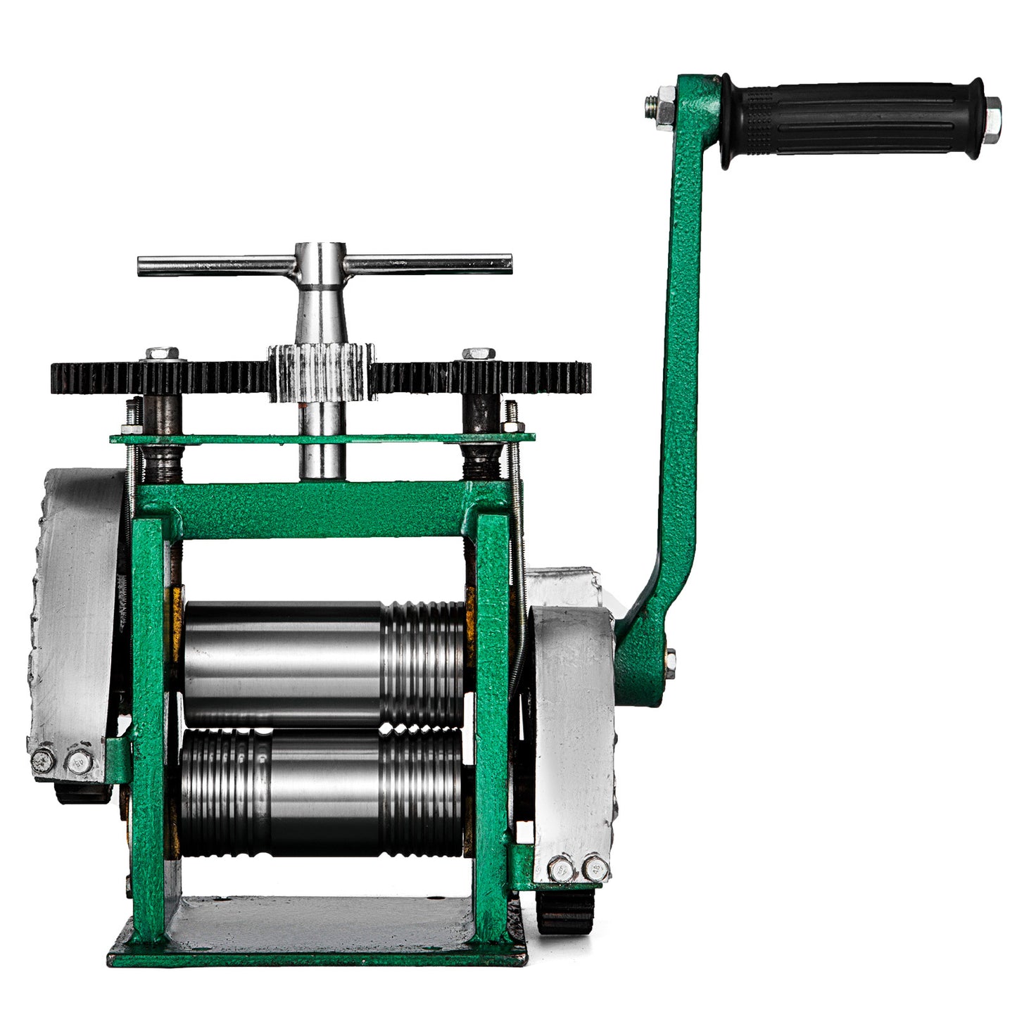 Rollerspers – Metaalwals – Juwelierswals – Walsmachine – Metaalroller – 120 mm Breedte – 4:1 Overbrengingsverhouding