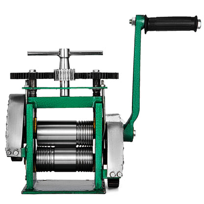 Rollerspers – Metaalwals – Juwelierswals – Walsmachine – Metaalroller – 120 mm Breedte – 4:1 Overbrengingsverhouding