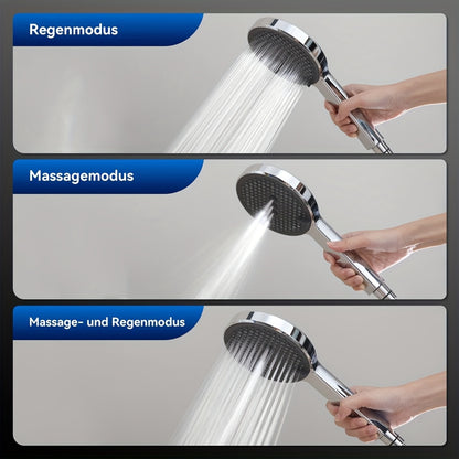 Doucheset – Regendouche – Douchekolom – Thermostaatkraan – Handdouche – Ronde 255 mm Regendouchekop – Verstelbare Roestvrijstalen Douchearm