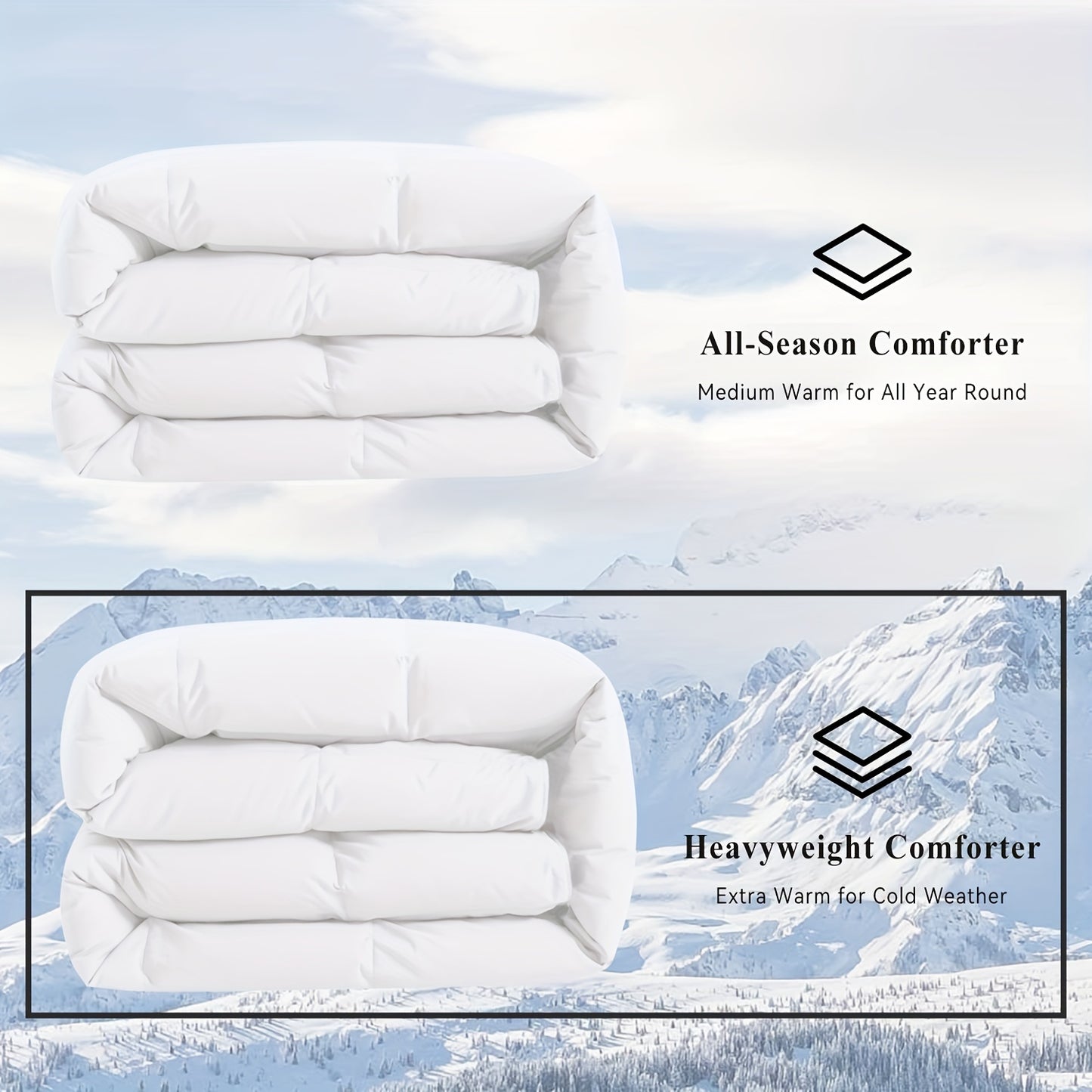 Extra Warm Dekbed – Donzen Dekbed – Donsdeken – Warme Deken – Winter Dekbed – 240x220 cm – 90% Dons & 10% Veren – 750+ Fill Power – Stil & Fluffy