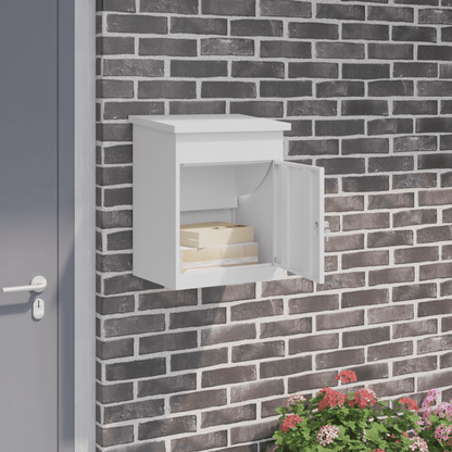 Pakketbox – Pakketbrievenbus – Pakketkluis – Brievenbus – Pakketcontainer – Gegalvaniseerd Staal – Veilig Slot – Weerbestendig Design – 44x35x59 cm