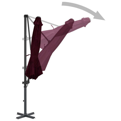 Zweefparasol – Hangparasol – Tuinparasol – Kantelbare Parasol – Balkonparasol – Aluminium Frame – 300 cm Diameter – UV-Bescherming – Robuust & Modern Design