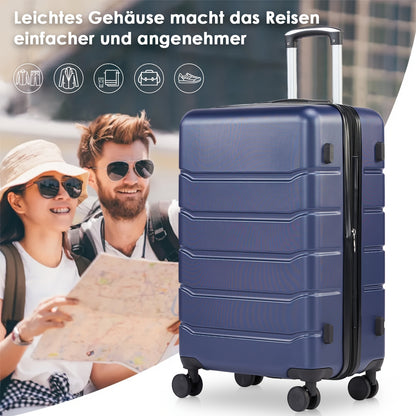 Kofferset Hard Shell – Bagage – Reiskoffer – Trolley – Koffer Met Wielen – 3-delige Set (20/24/28 Inch) – TSA-slot – 4 Draaibare Wielen