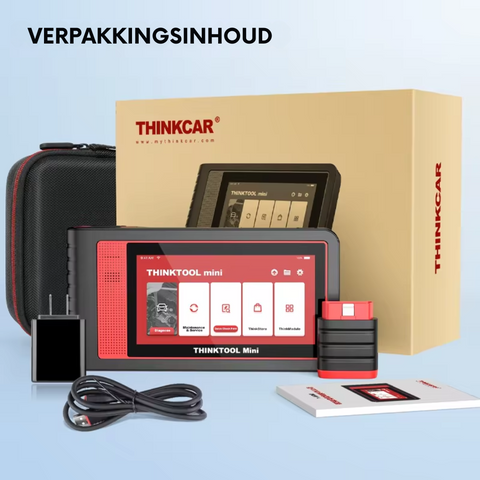 Thinktool Mini - OBD2 Scanner - Diagnosecomputer - Uitleesapparatuur Auto - Storing Verwijderen - Volledige systeemdiagnose - Diagnose Auto - Autodiagnosetool - ECU-codering/actieve test CANFD