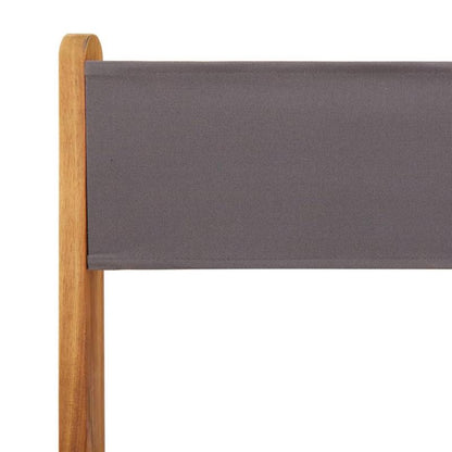 Inklapbare Tuinstoelen – Opvouwbare Stoelen – Buitenstoelen – Campingstoelen – Massief Acaciahout – Polyester Stof – Draagvermogen 110 Kg