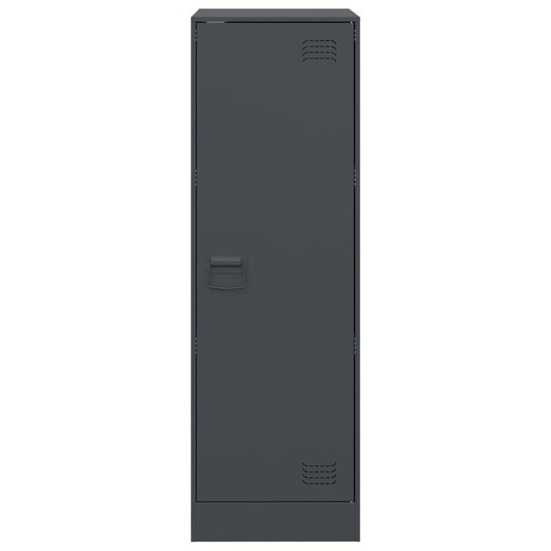 Anthracite Sideboard 34.5x39x107cm in Steel Removable and practical