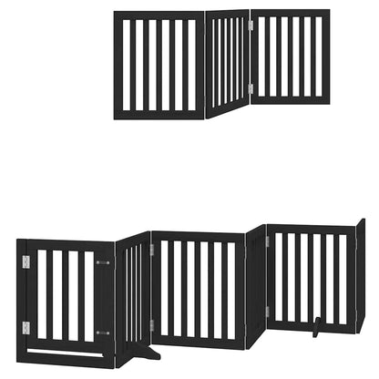 Hondenhek – Hondenafscheiding – Traphekje – Veiligheidshek – Huisdierenhek – Hout – 50x60x2 cm – Inclusief Deurpaneel Met Slot