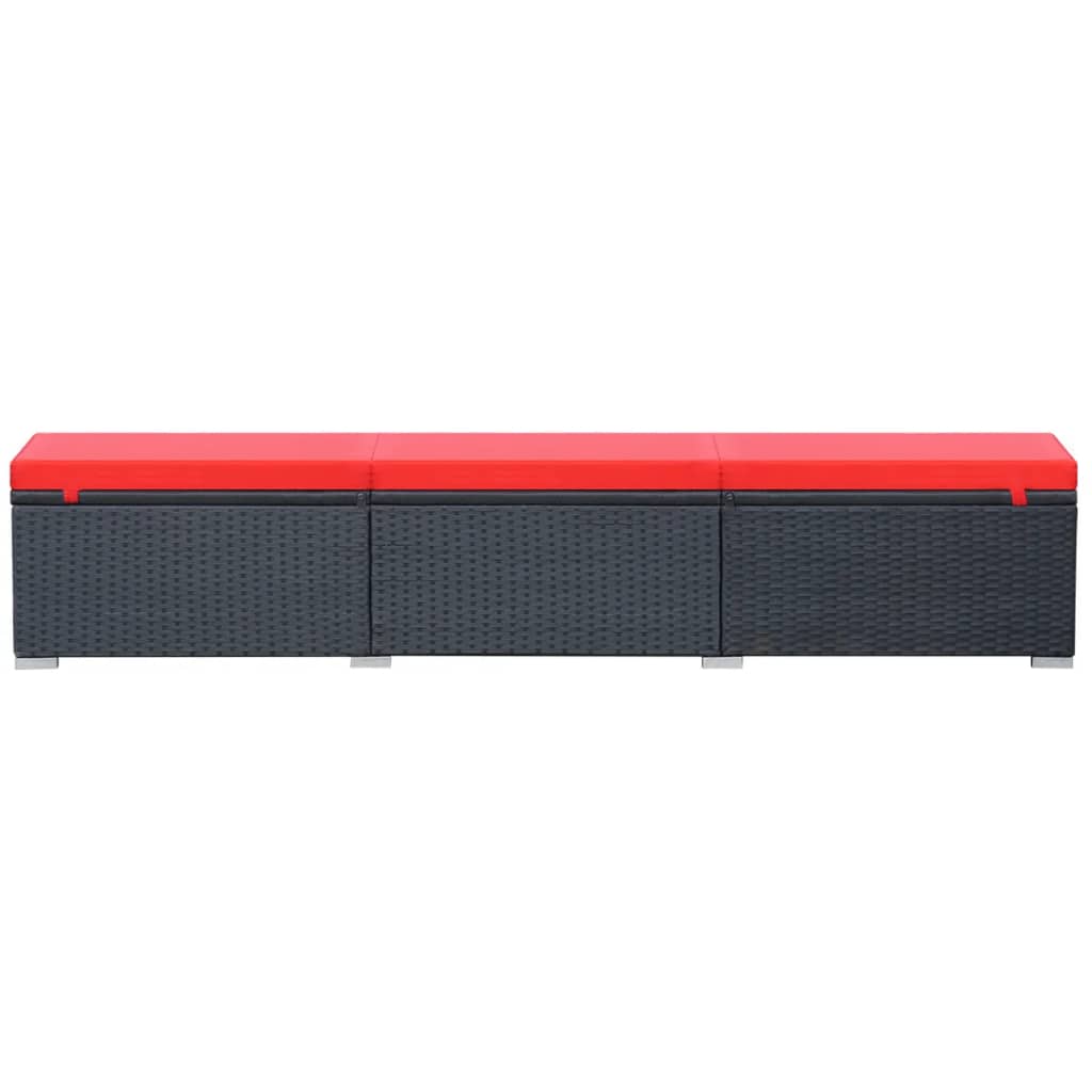 Loungestoel – Verstelbare Tuinstoel – Buitenstoel – Ligstoel - Rattan Stoel – Verstelbare Rugleuning – Weerbestendig Frame – Comfortabel Foam Kussen