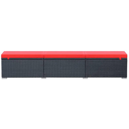 Loungestoel – Verstelbare Tuinstoel – Buitenstoel – Ligstoel - Rattan Stoel – Verstelbare Rugleuning – Weerbestendig Frame – Comfortabel Foam Kussen
