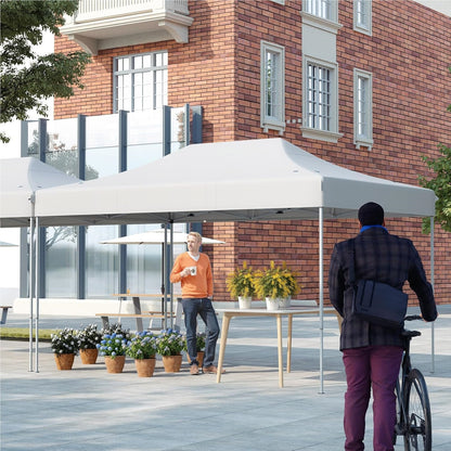 Pop-Up Pavilion – Partytent – Vouwtent – Schaduw Tent – Tuin Tent – 3 x 4,5 Meter – Waterafstotend Oxford Doek – Verstelbare Hoogte