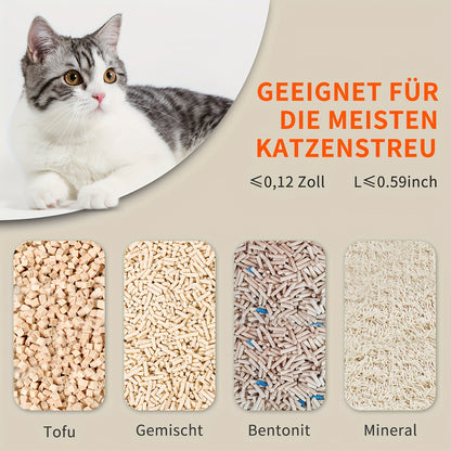 Automatische Zelfreinigende Kattenbak – Slimme Kattenbak – Zelfreinigende Kattenbak – Kattenbak Met App – Automatische Kattenbak – Groot 68L + 9L Afvalcontainer – Geurverwijdering & 2.4G WiFi App-bediening