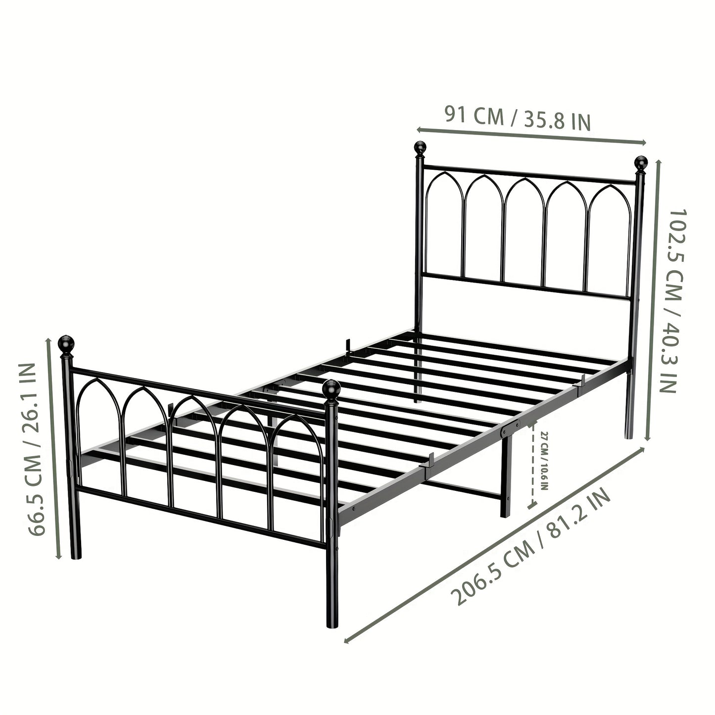 Boxspring Bed – Bed Met Opbergruimte – Slaapbank – Opbergbed – Hoofdbord Bed – 90x190 cm Beige – Hydraulische Opbergruimte – Linnen Stof