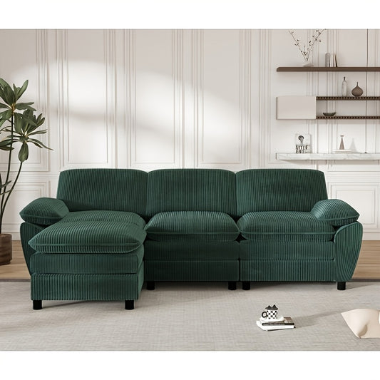 Slaapbank – Bedbank – 2-Zits Bank – Klapbank – Bankbed – Groen – Compact – Makkelijk Om te Bouwen – Pluche Kussens